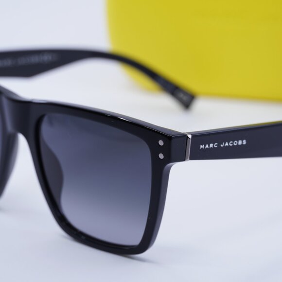 Marc Jacobs MARC 119/S 0807 9O Square Sunglasses - Black\Dark Gray Gradient - Picture 9 of 10